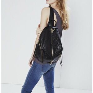 Rebecca Minkoff Black Leather Backpack